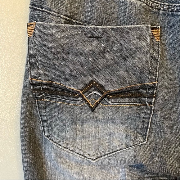 F.U.S.A.I. Dark Wash Bootcut Jeans 36 x 33 FUSAI denim - Picture 5 of 15